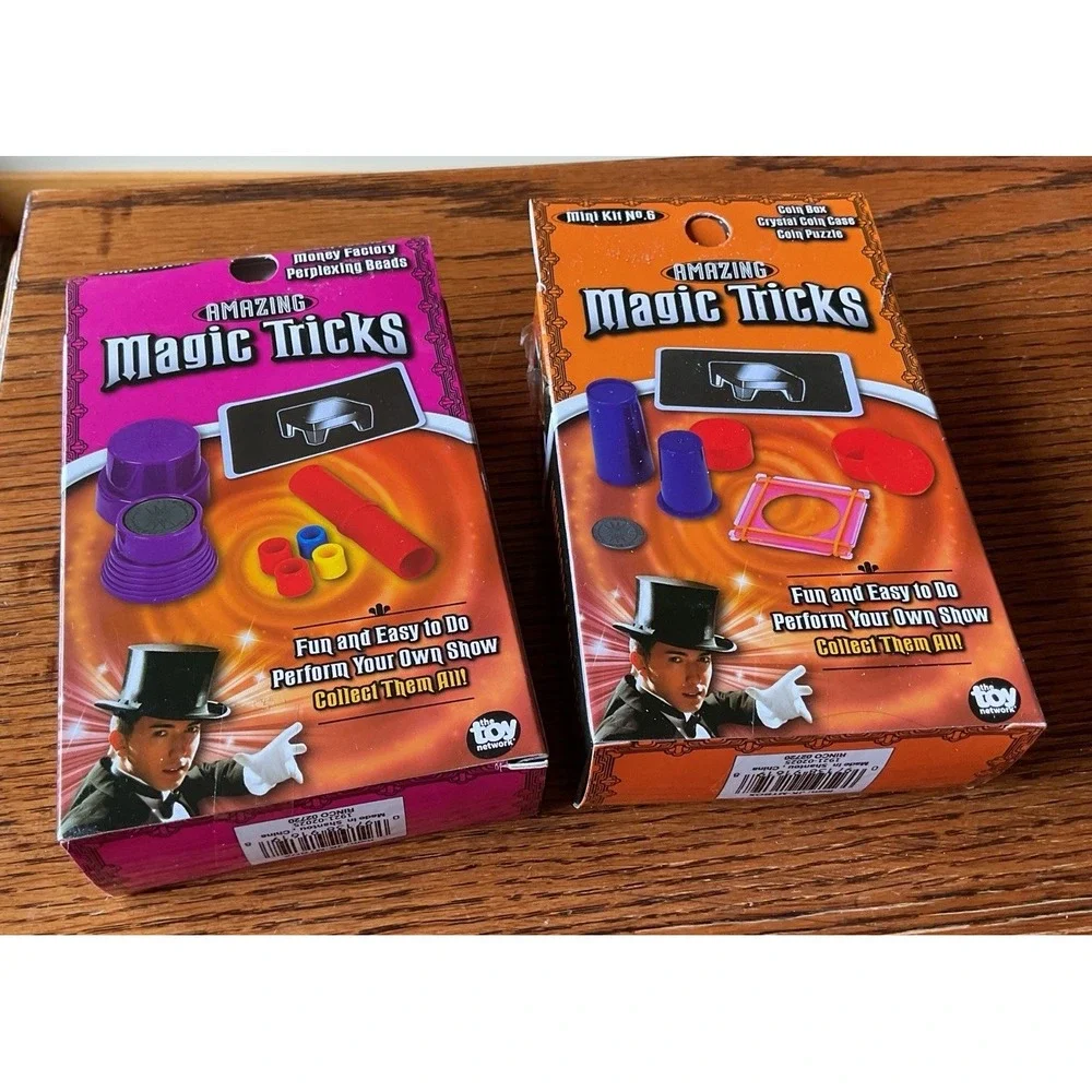 NEW Amazing Magic Tricks Lot Of 2 Be A Master Magician Jaw Dropping Illusions